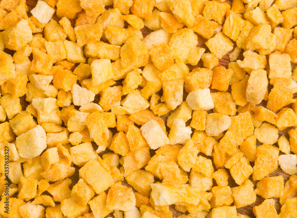 Pineapple with sugar