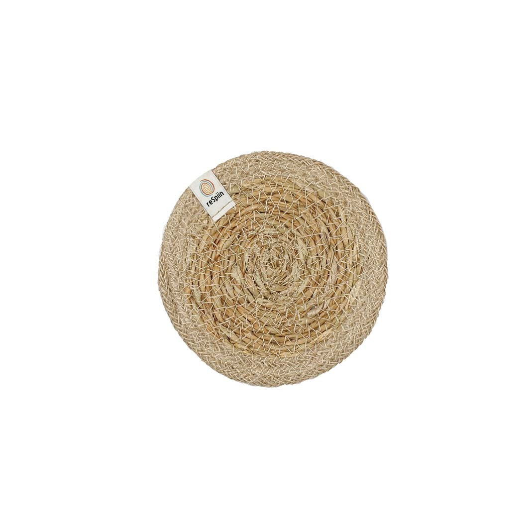 Seagrass & Jute Coaster in Natural