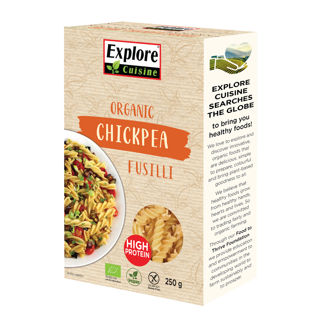 Explore Cuisine Organic Chickpea Fusilli