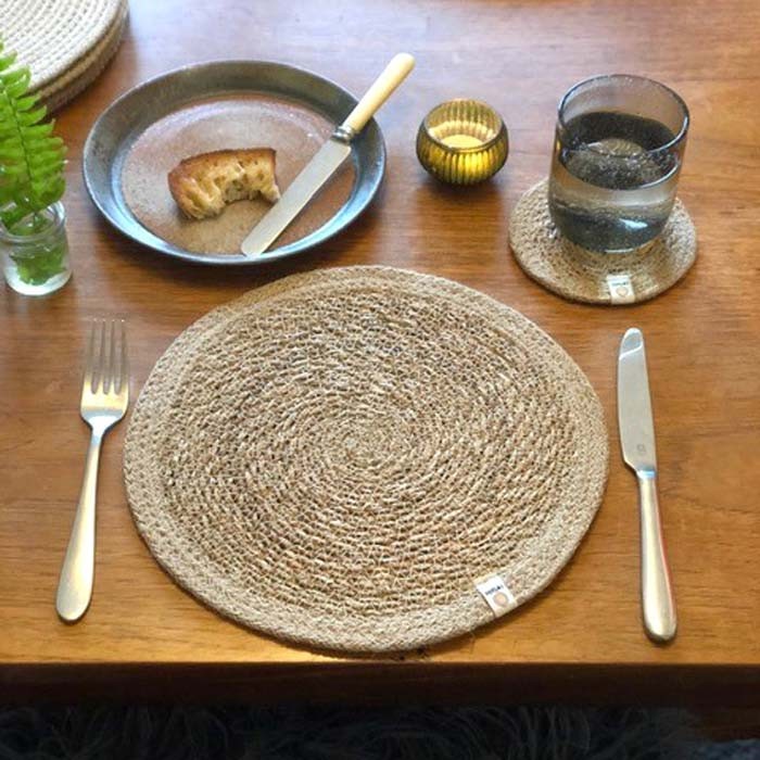 Seagrass & Jute Placemat in Natural