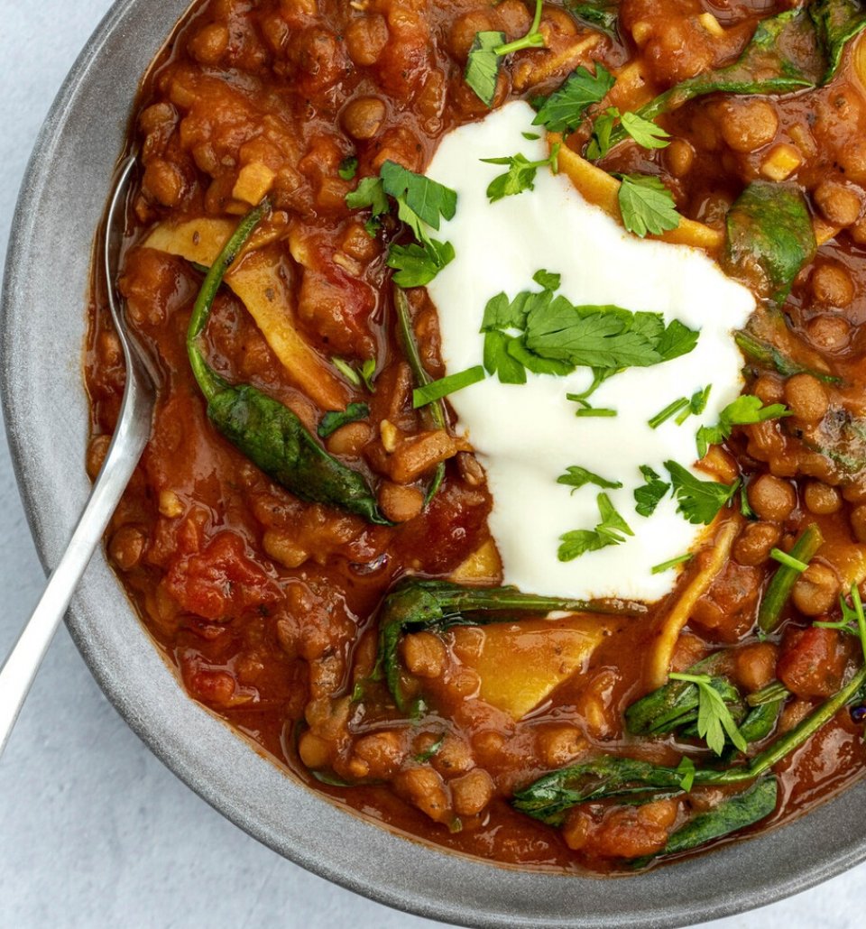 Yellow Lentil Lasagne Sheets