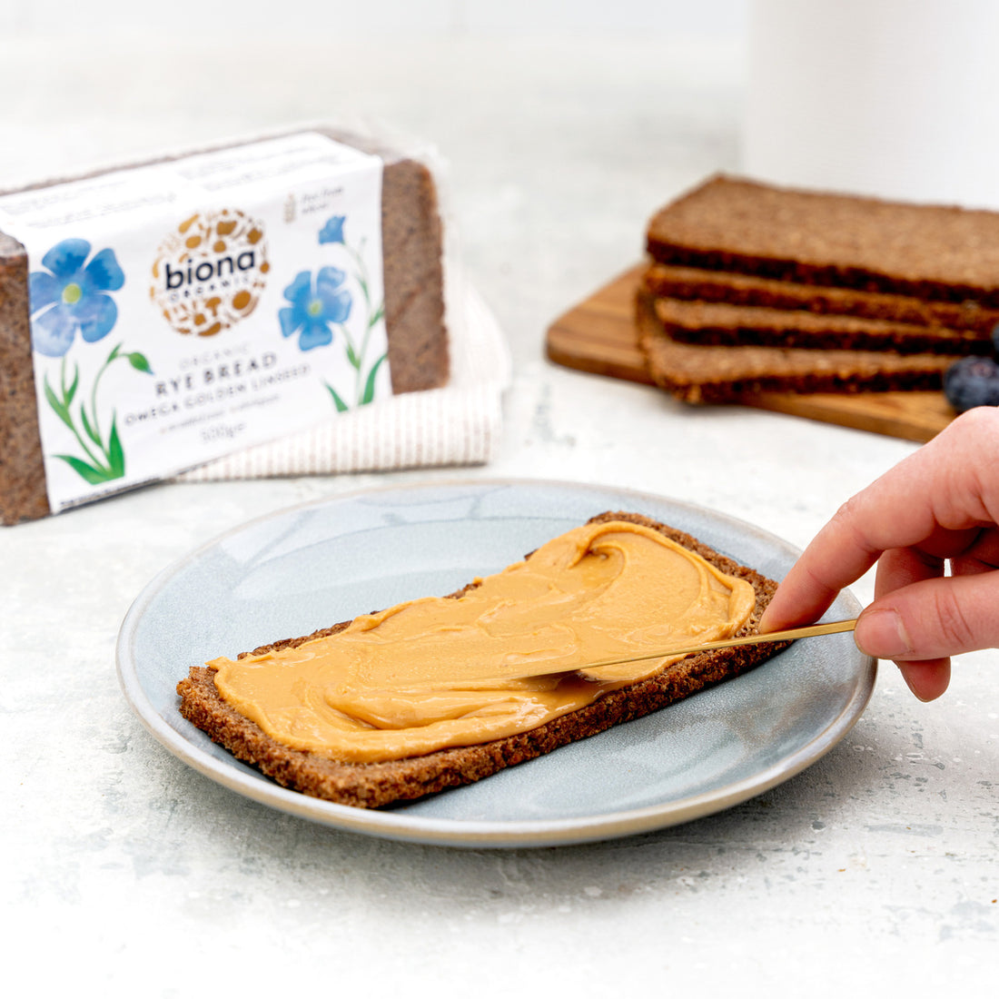 Organic Rye Bread Sourdough with Omega Golden Linseed
