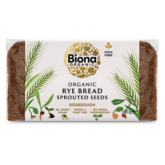 Organic Rye Bread Sprouted Seeds