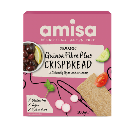 Amisa Organic Gluten Free Quinoa Crispbread