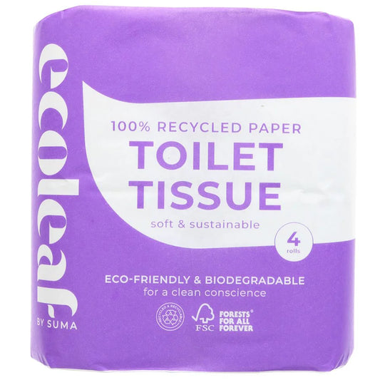 Toilet Tissue Recycled Paper EcoLeaf