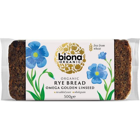 Rye Bread Sourdough with Omega Golden Linseed