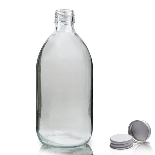 Glass Bottle (500ml) with Aluminium Cap