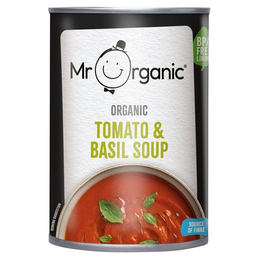 Mr Organic Tomato & Basil Soup 400g