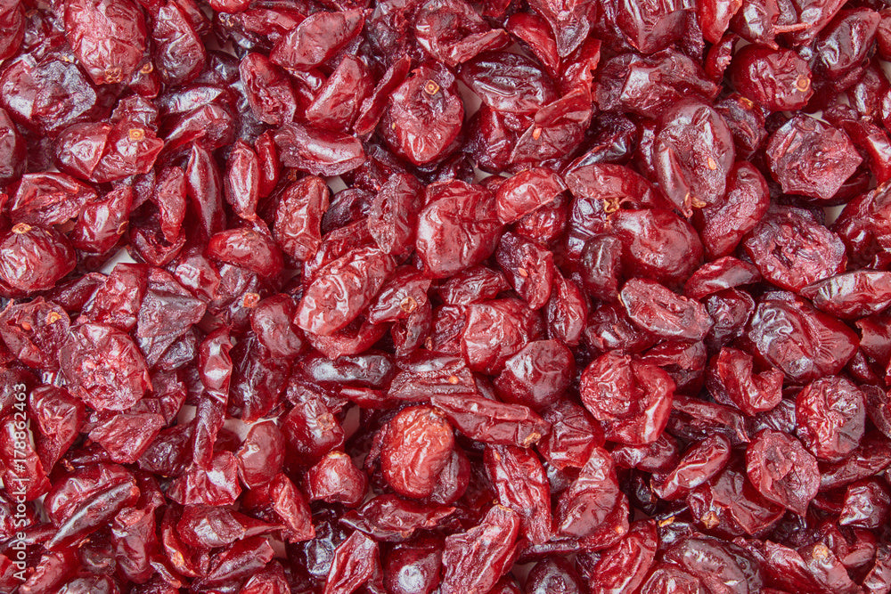 Cranberries with Apple Juice