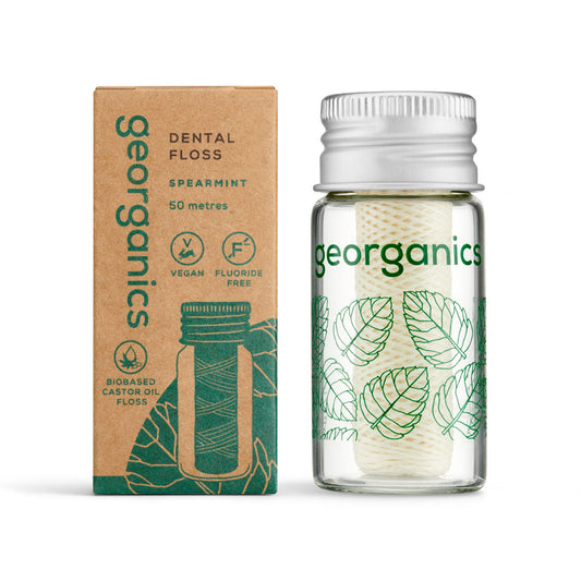 Bamboo Dental Floss with Canister - Spearmint