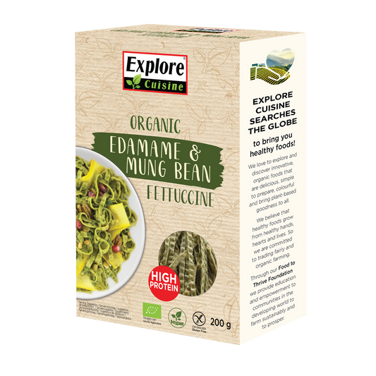 Edamame & Mung Bean Fettuccine