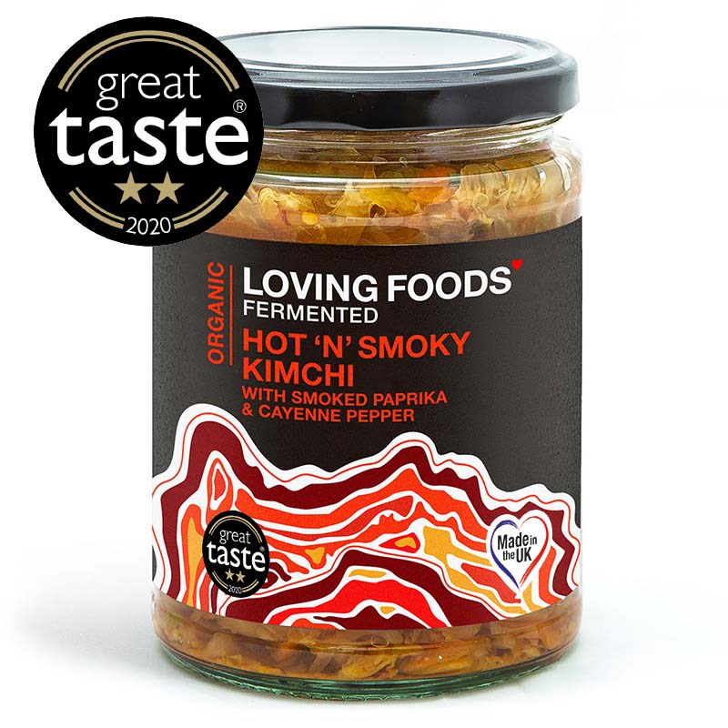 Loving Foods Hot 'N' Smoky Kimchi 475g