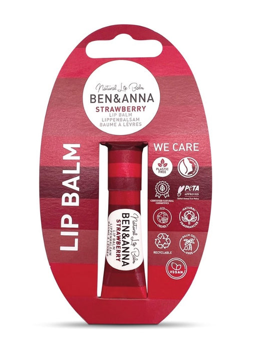 Ben and Anna Lip Balm Strawberry 6g