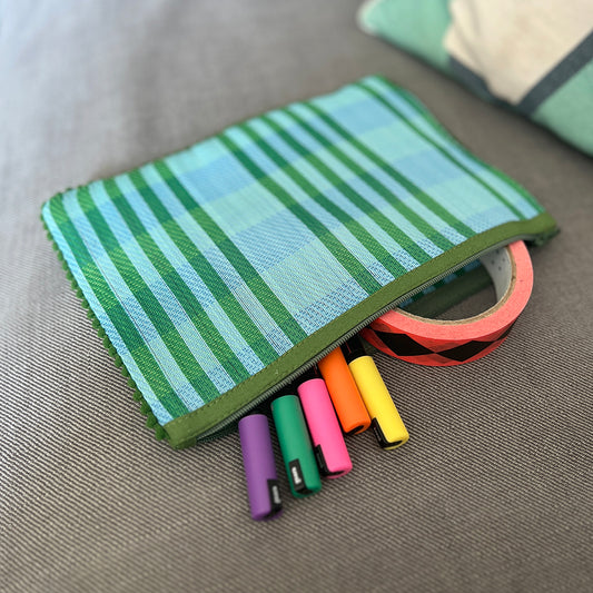 Pom Pom Pouch - Ocean