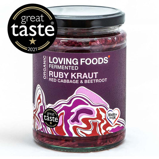 Loving Foods Organic Ruby Sauerkraut