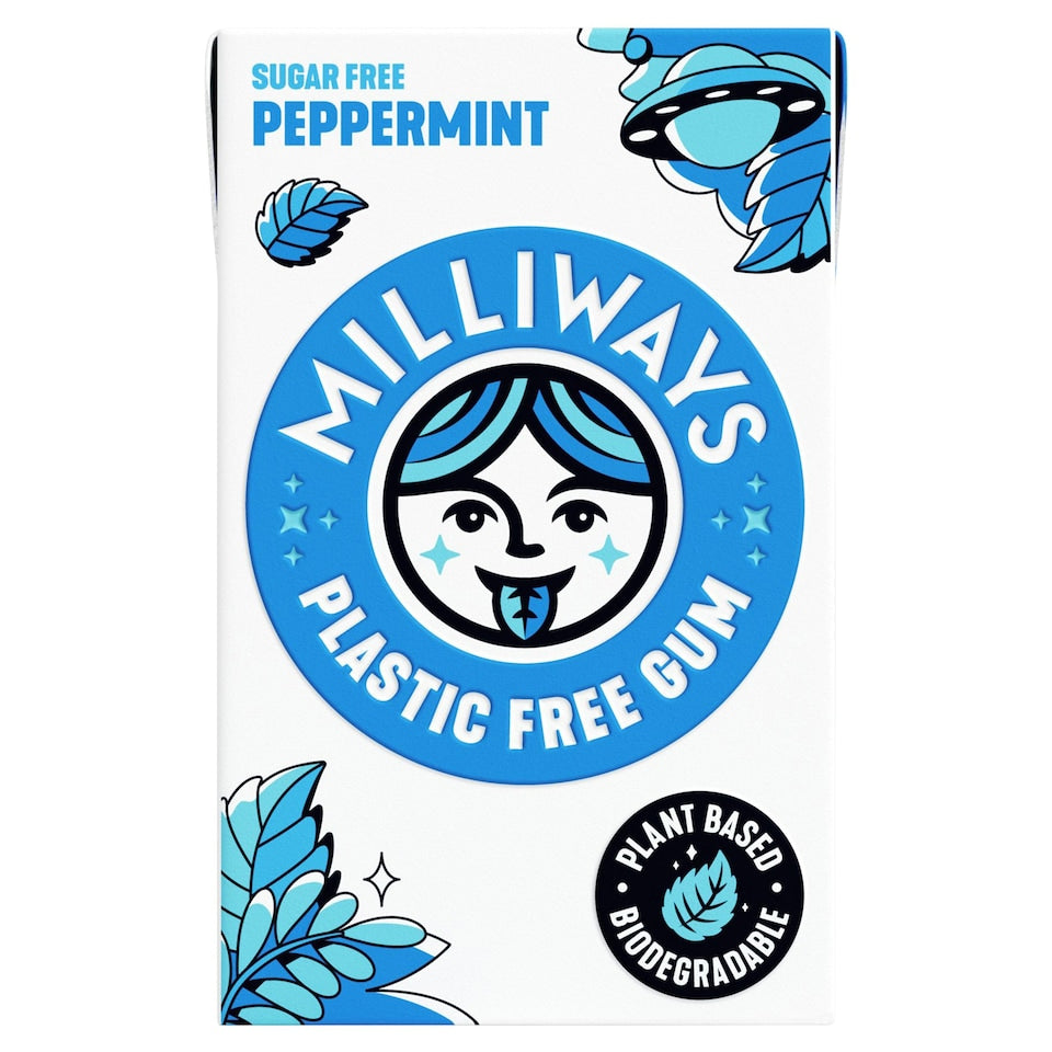 Milliways Peppermint Power Chewing Gum