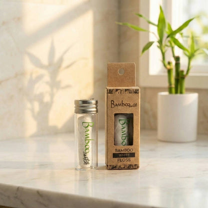 Bamboo Dental Floss with Canister - Spearmint
