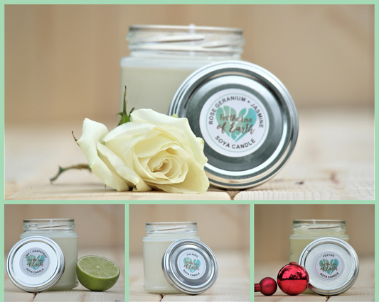 Rose and Geranium Candle