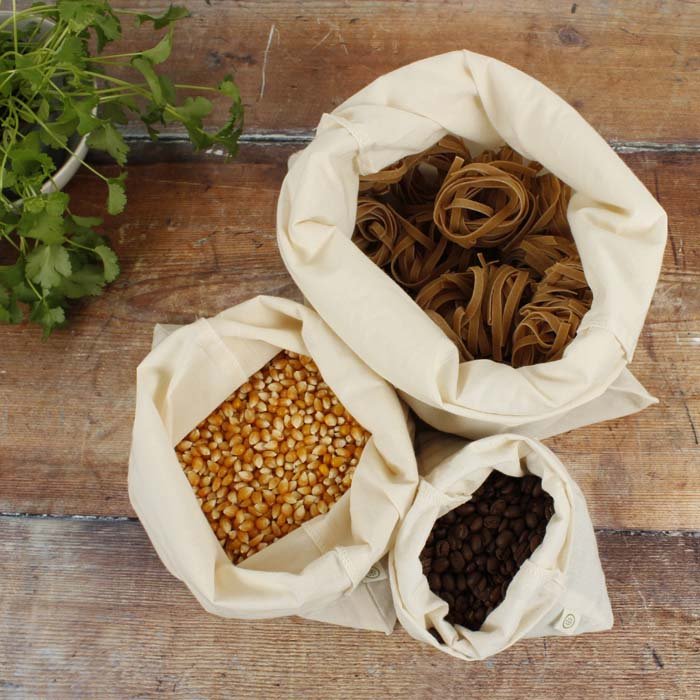 Recycled Cotton Produce Bag - Variety Pack of 3